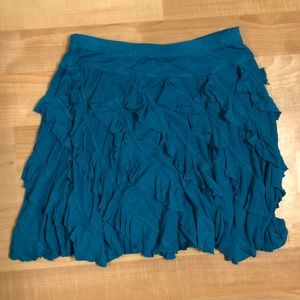 Frilly blue skirt from I.N.C. !